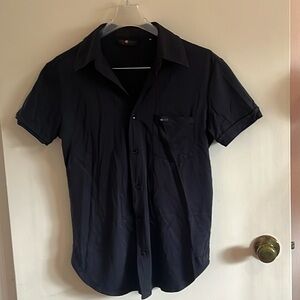 Energie Italian Casual Black Shirt Size M